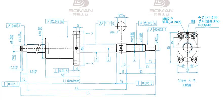 TBI XSVR01210B1DGC5-380-P1 tbi丝杆规格型号